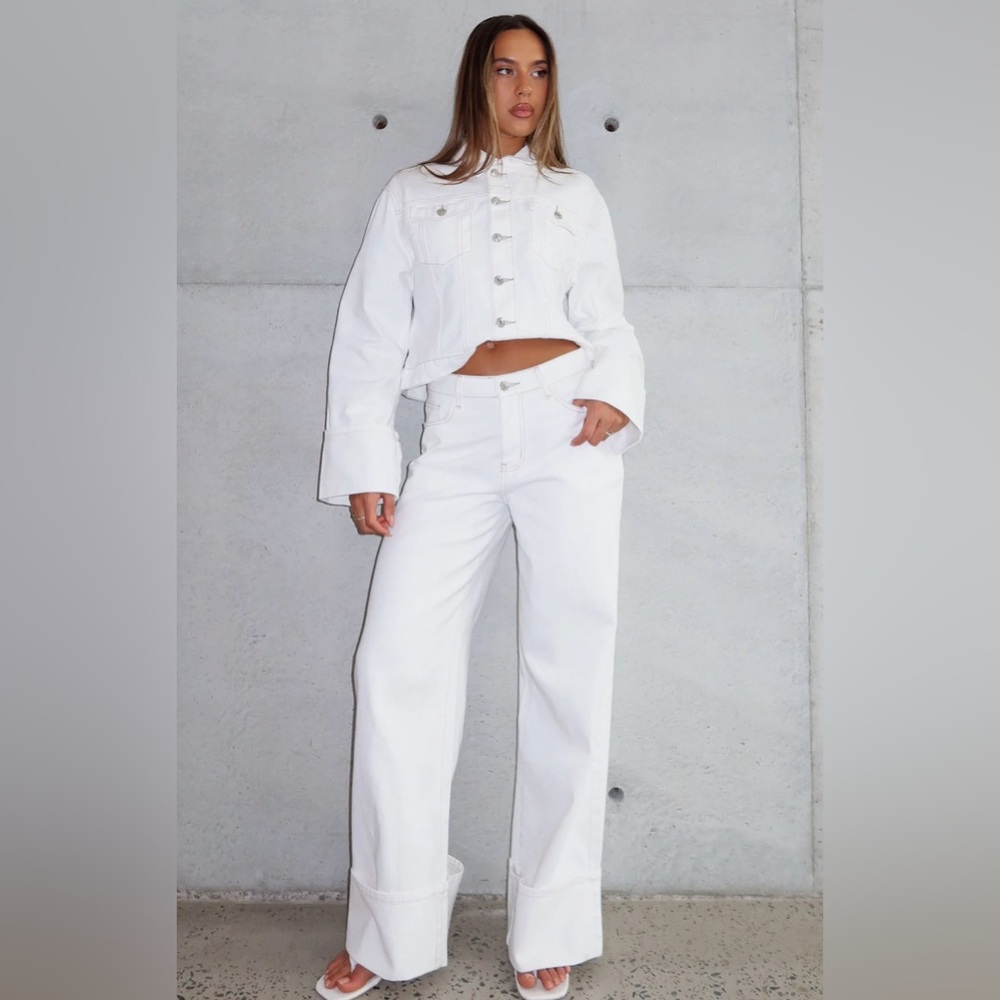 WHITE FOX - White Denim Jeans